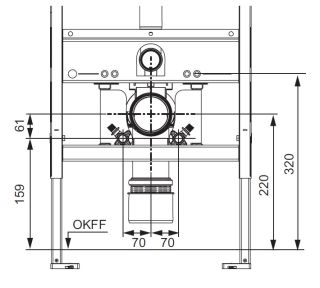 TECE Монтажный комплект Uni 9880046